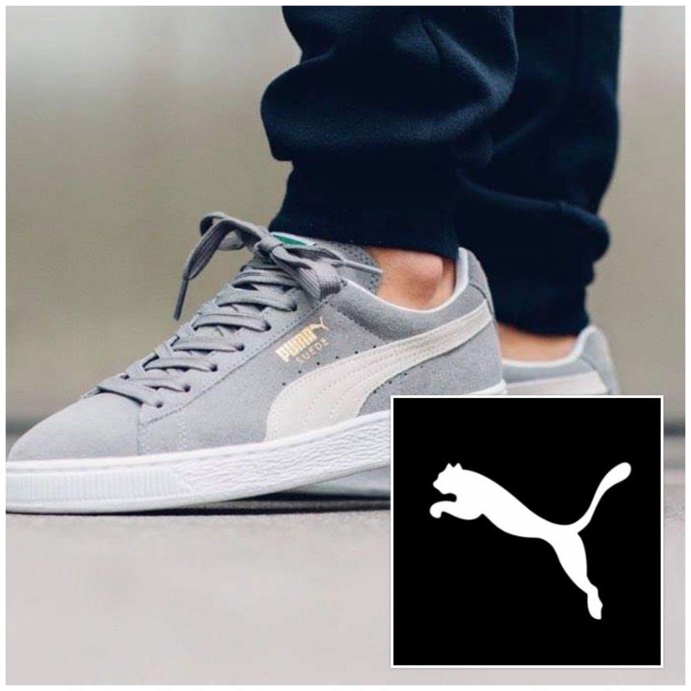 Men’s Grey Suede Puma Classic